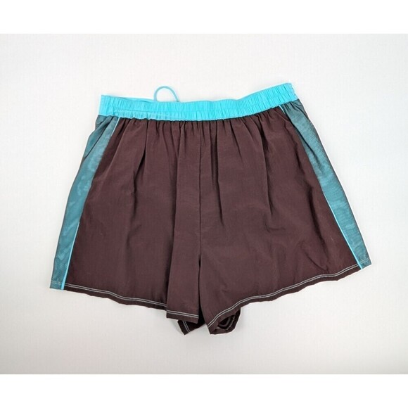 Womens Board Shorts 16W Brown Swim Bottom Built in Brief 3" Inseam Cruise Resort - Picture 2 of 13